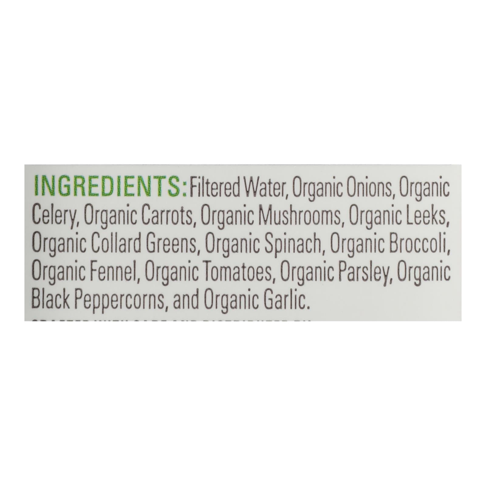 Bonafide Provisions - Broth Vegetable No Salt - Case Of 6 - 32 Oz - Maras Green