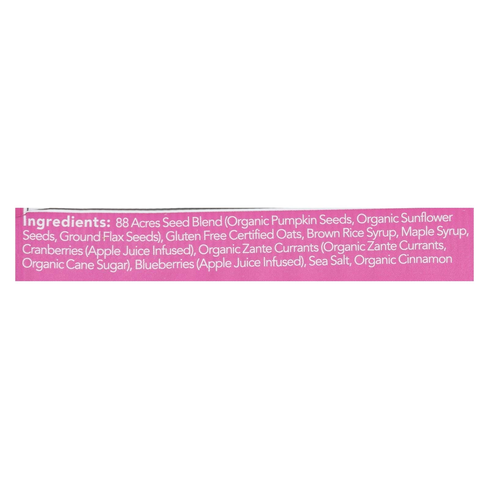 88 Acres - Bars - Triple Berry - Case Of 9 - 1.6 Oz. - Maras Green