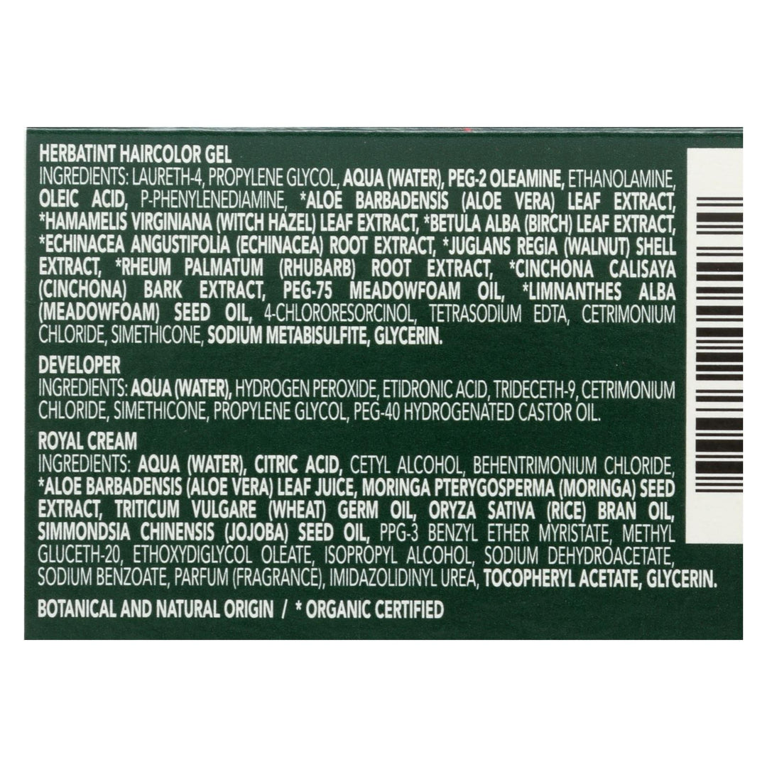 Herbatint Permanent Herbal Haircolour Gel 4n Chestnut - 135 Ml - Maras Green