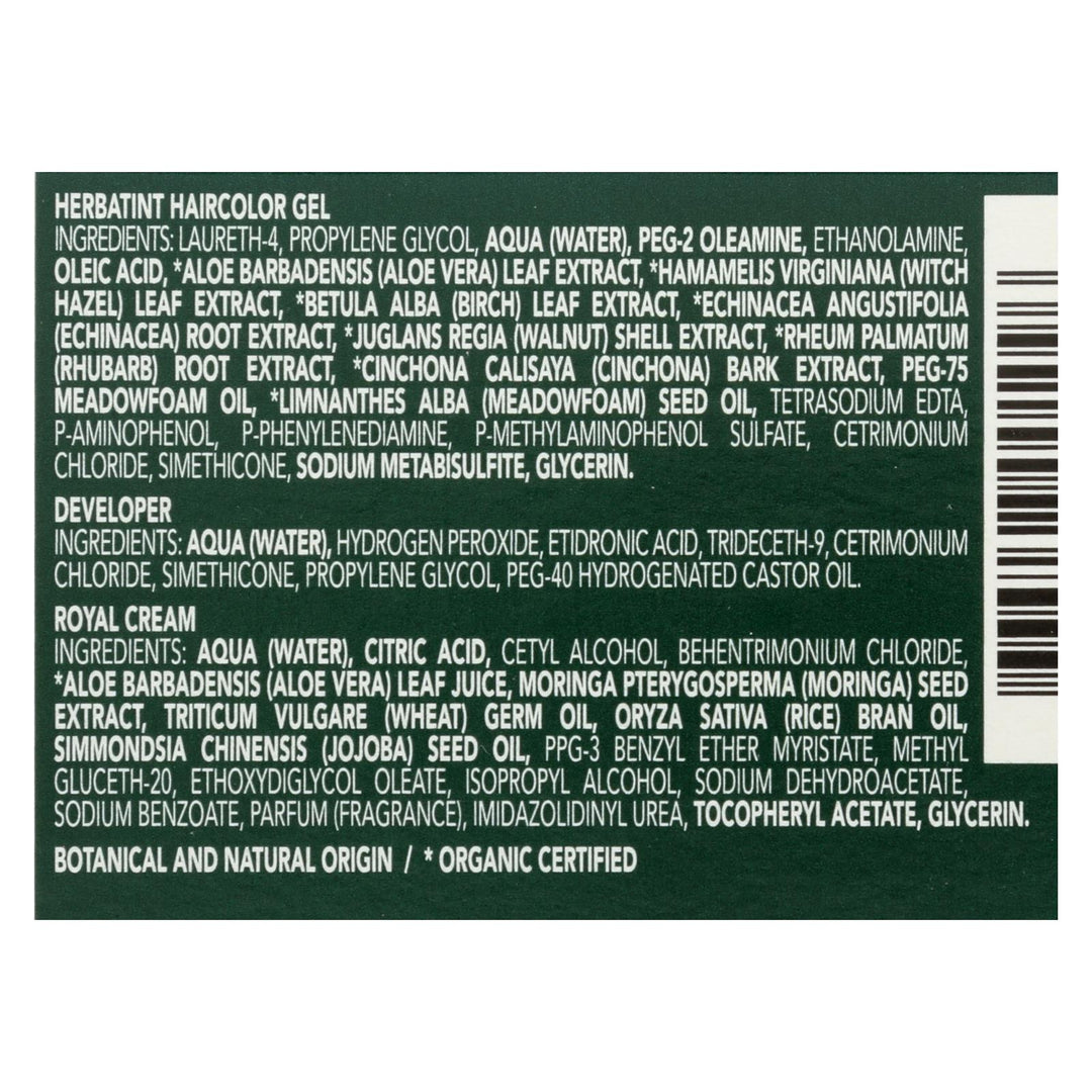 Herbatint Permanent Herbal Haircolour Gel 10n Platinum Blonde - 135 Ml - Maras Green