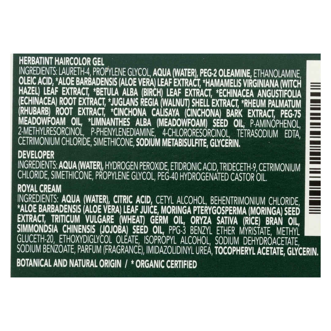 Herbatint Permanent Herbal Haircolour Gel 8d Light Golden Blonde - 135 Ml - Maras Green