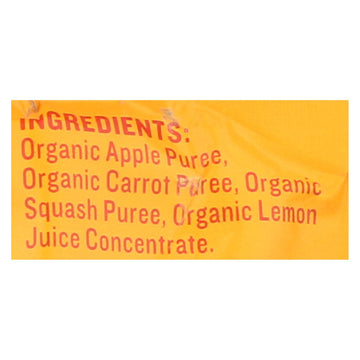 Peter Rabbit Organics Veggie Snacks - Carrot Squash And Apple - Case Of 10 - 4.4 Oz. - Maras Green