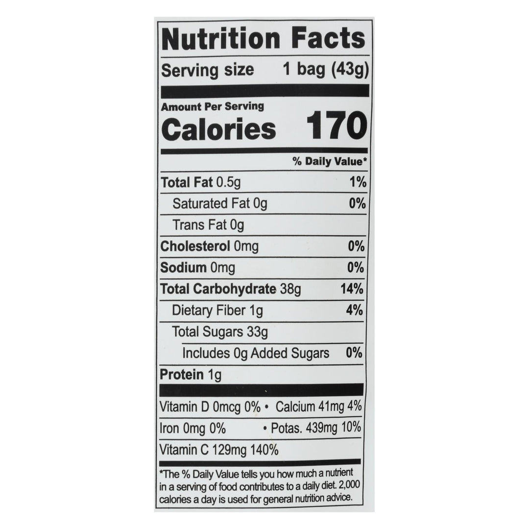 Natierra Freeze Dried - Pineapples - Case Of 12 - 1.5 Oz. - Maras Green