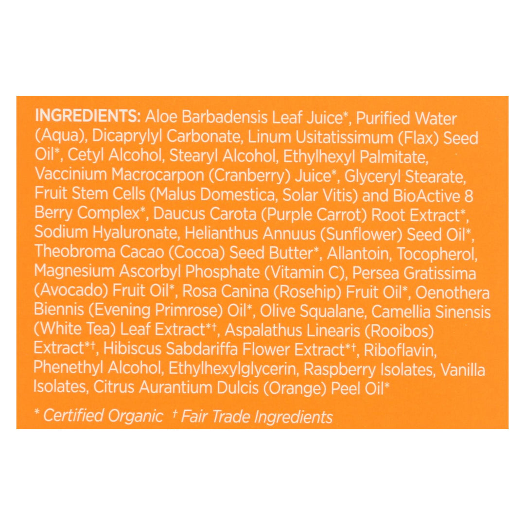 Andalou Naturals Luminous Night Cream Purple Carrot + C - 1.7 Oz - Maras Green