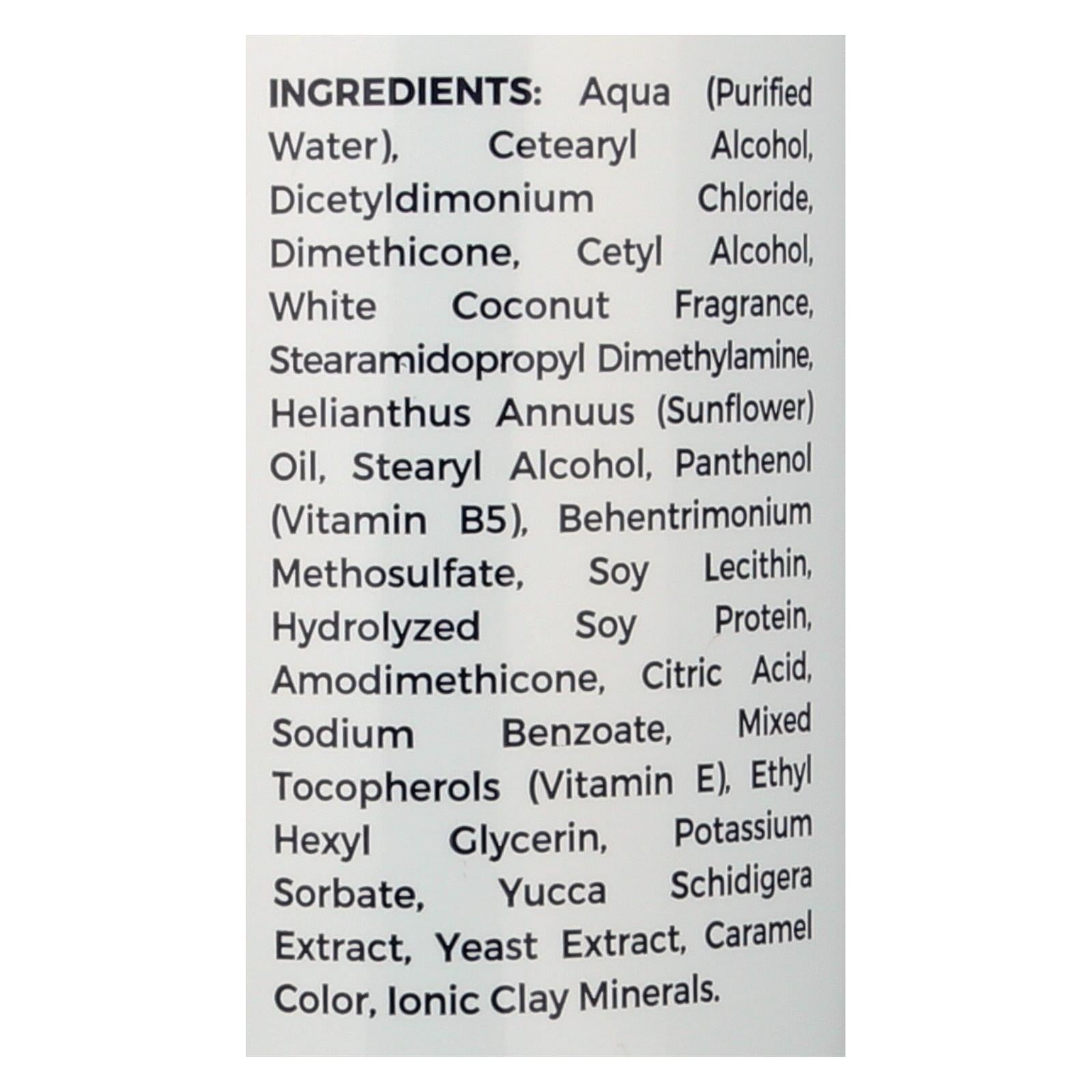 Zion Health Adama Minerals Anti Frizz Conditioner - White Coconut - 16 Fl Oz - Maras Green