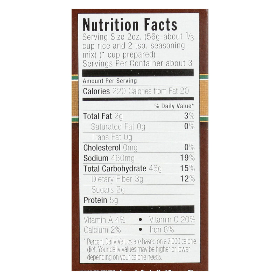 Lundberg Family Farms Organic Whole Grain Spanish Rice - Case Of 6 - 6 Oz. - Maras Green