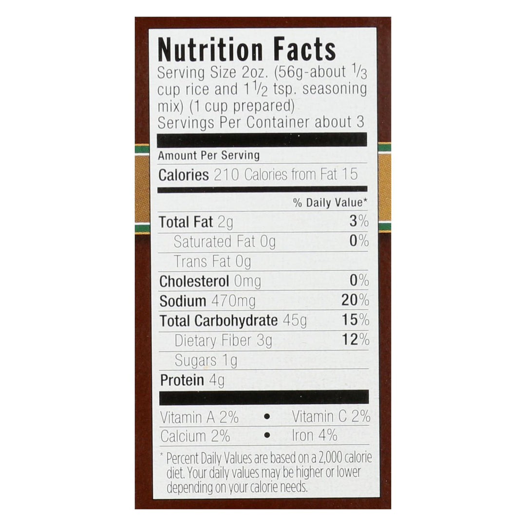 Lundberg Family Farms Organic Whole Grain Yellow Rice - Case Of 6 - 6 Oz. - Maras Green