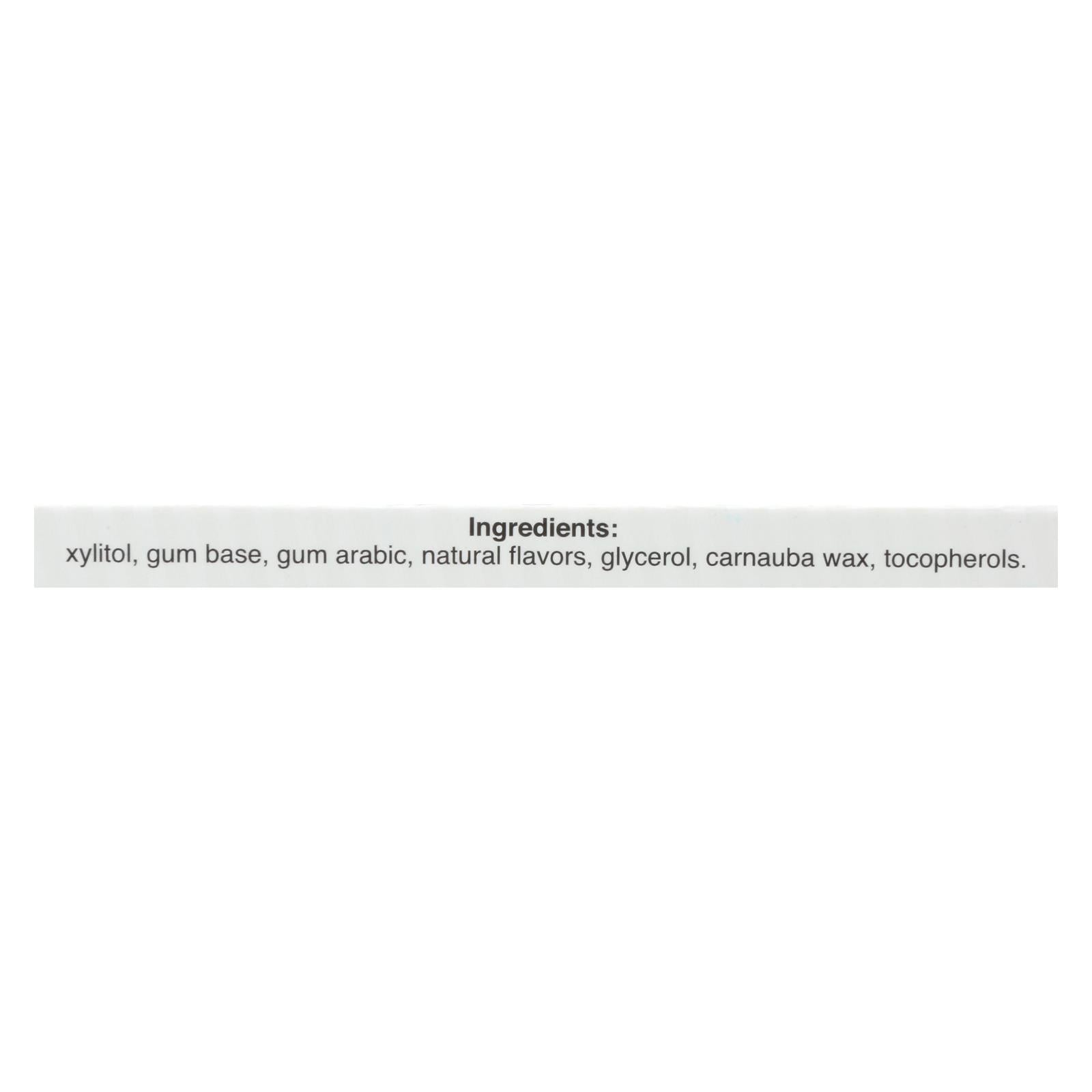 Pur Gum - Peppermint - Aspartame Free - 9 Pieces - 12.6 G - Case Of 12 - Maras Green