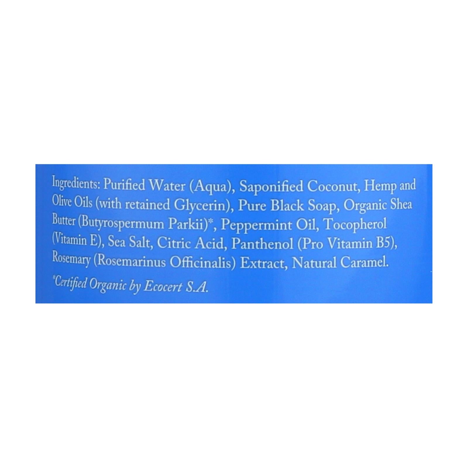 Dr. Woods Naturals Black Soap - Shea Vision - Peppermint - 32 Oz - Maras Green