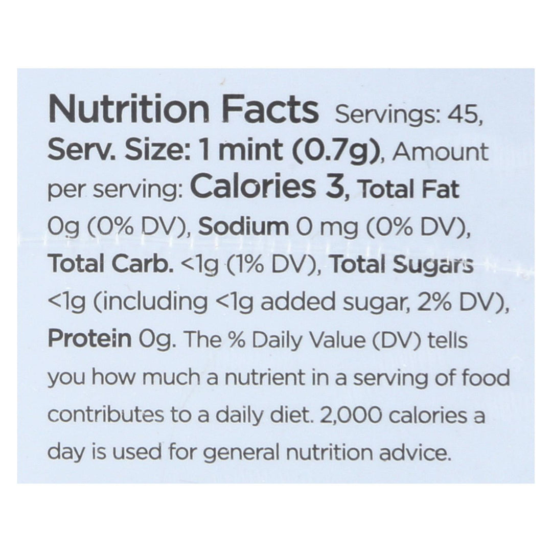 Simply Gum - Mints - Peppermint - Case Of 6 - 30 Count - Maras Green
