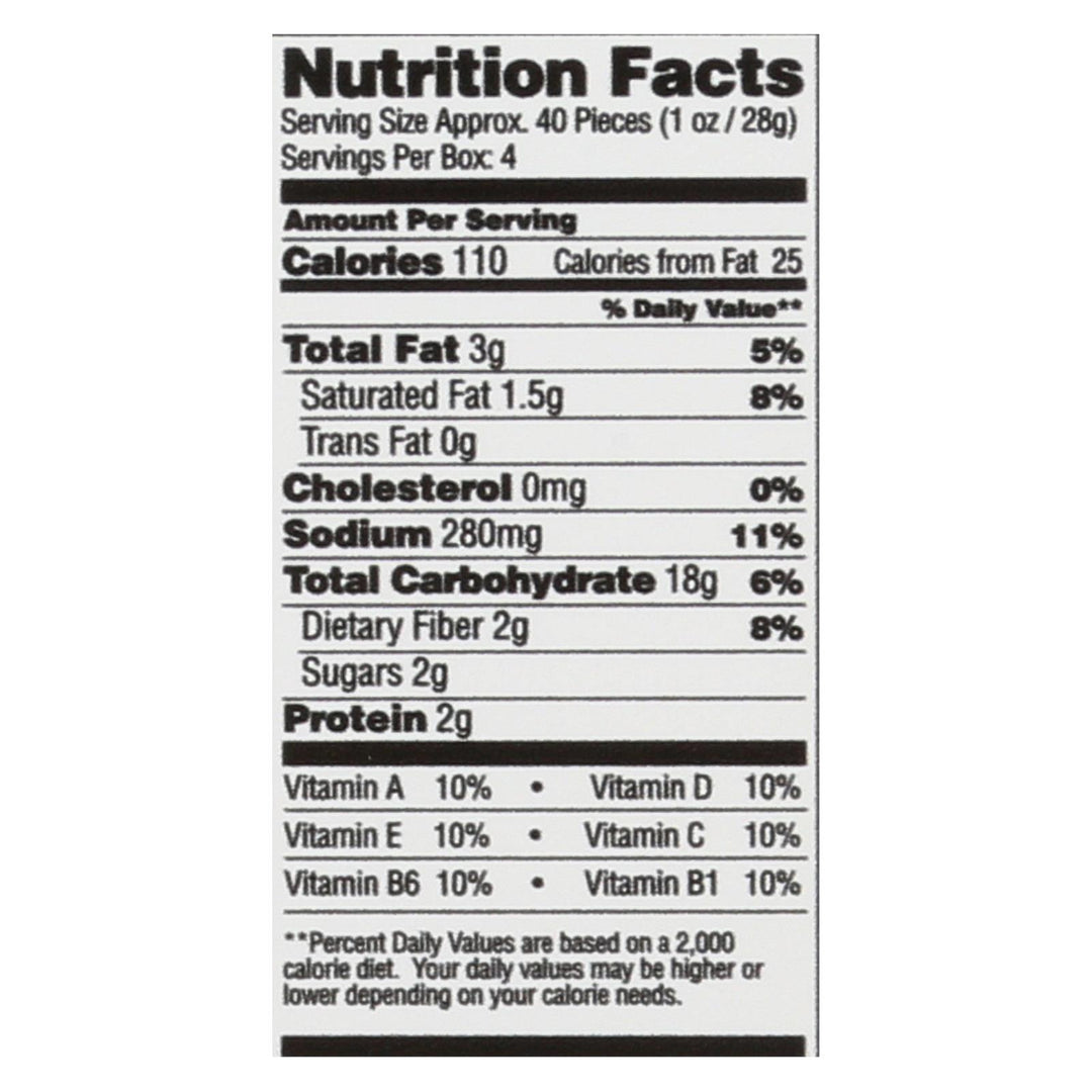 From The Ground Up - Cauliflower Crackers - Cheddar - Case Of 6 - 4 Oz. - Maras Green