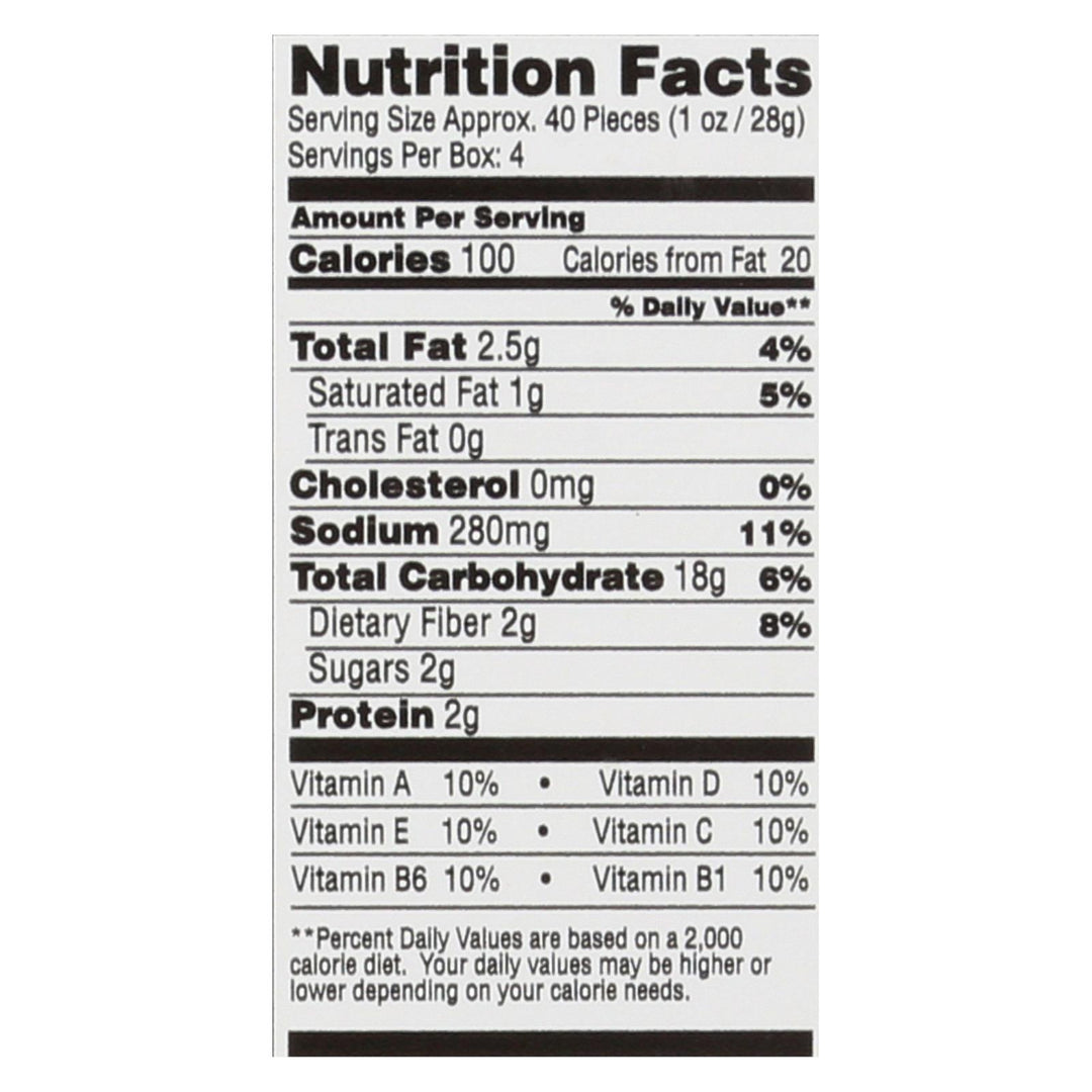 From The Ground Up - Cauliflower Crackers - Original - Case Of 6 - 4 Oz. - Maras Green