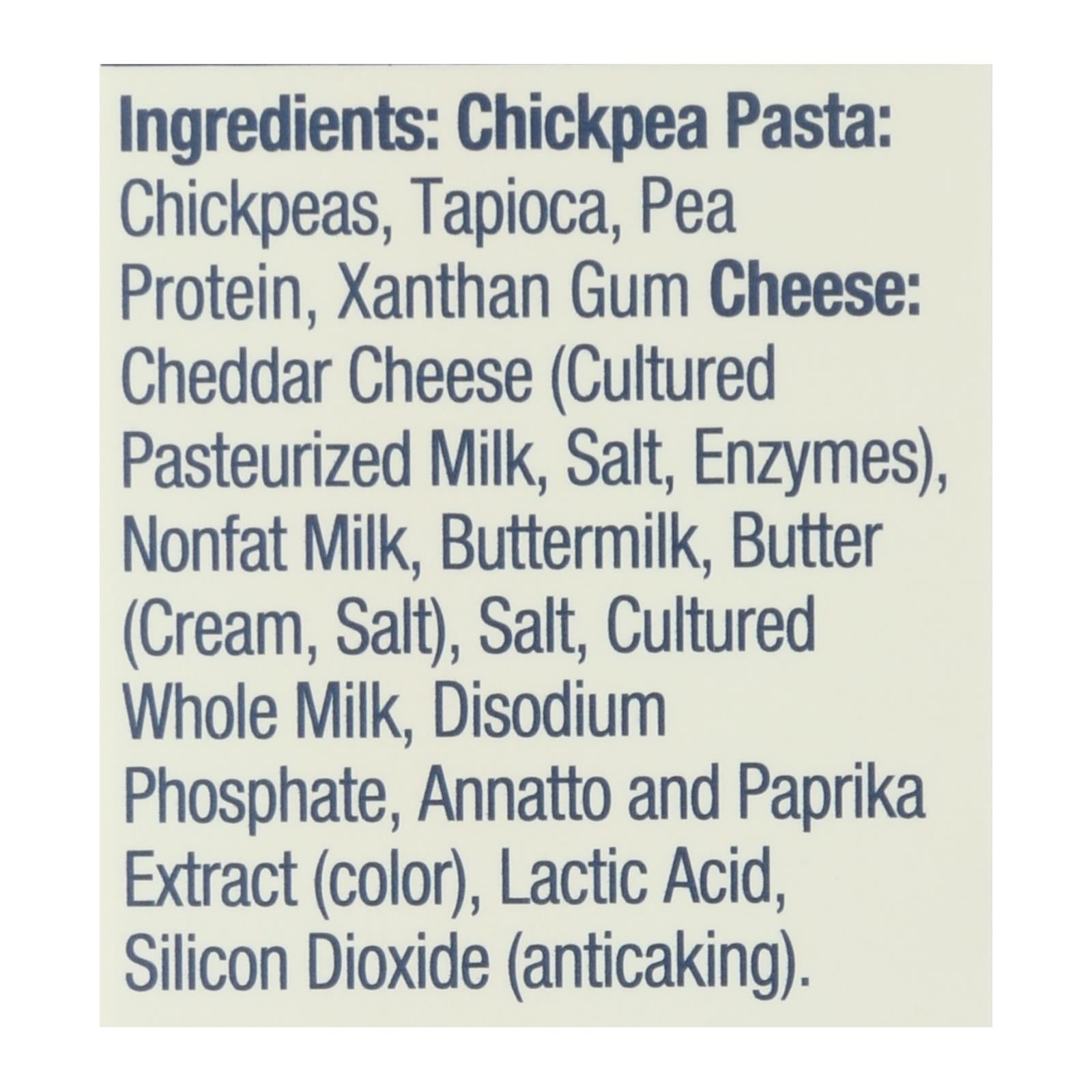 Banza - Chickpea Pasta Mac And Cheese - Shells And Classic Cheddar - Case Of 6 - 5.5 Oz. - Maras Green