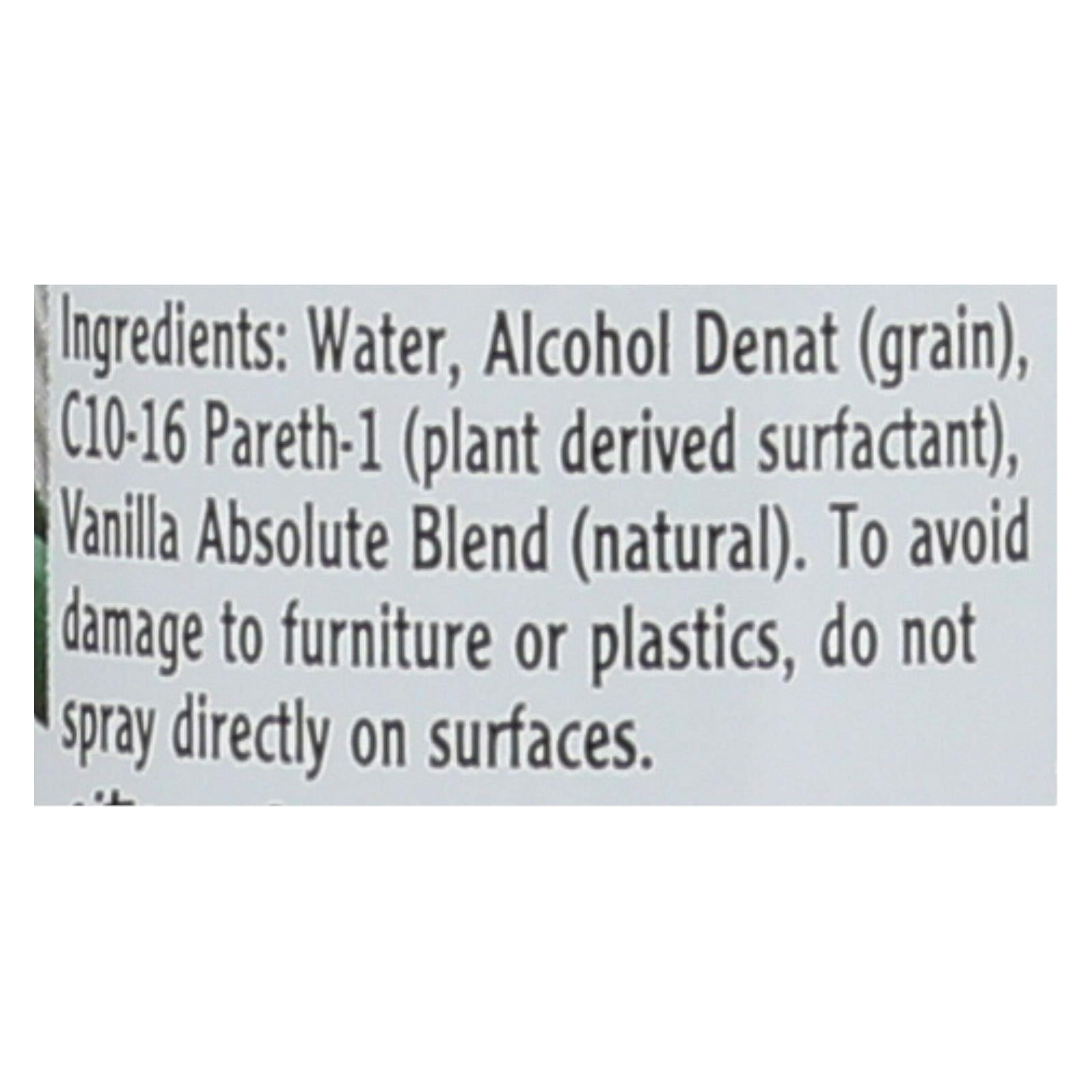 Air Scense - Air Freshener - Vanilla - Case Of 4 - 7 Oz - Maras Green