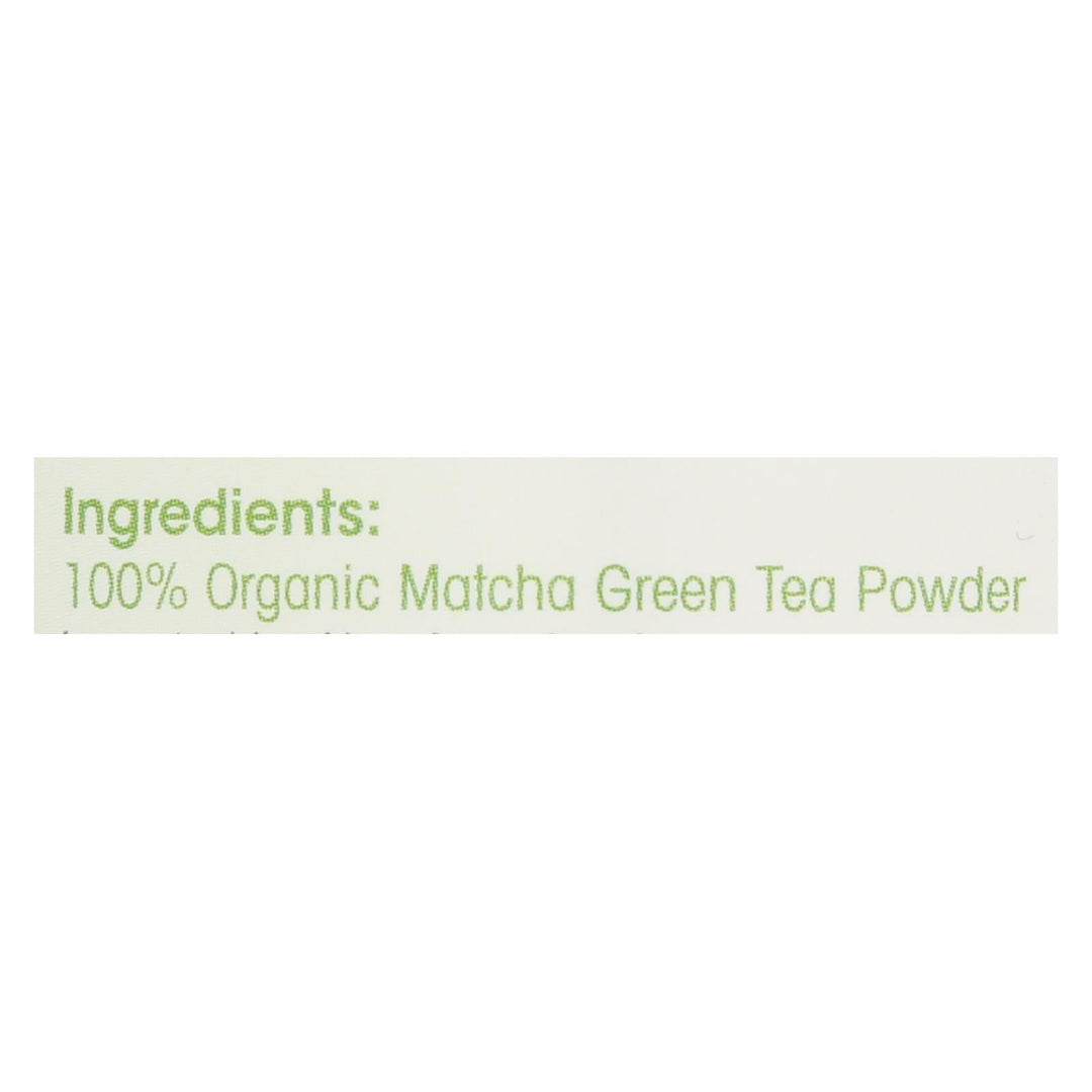 Aiya Tea - Organic Matcha - Ceremonial Grade - Case Of 6 - 30 Grm - Maras Green