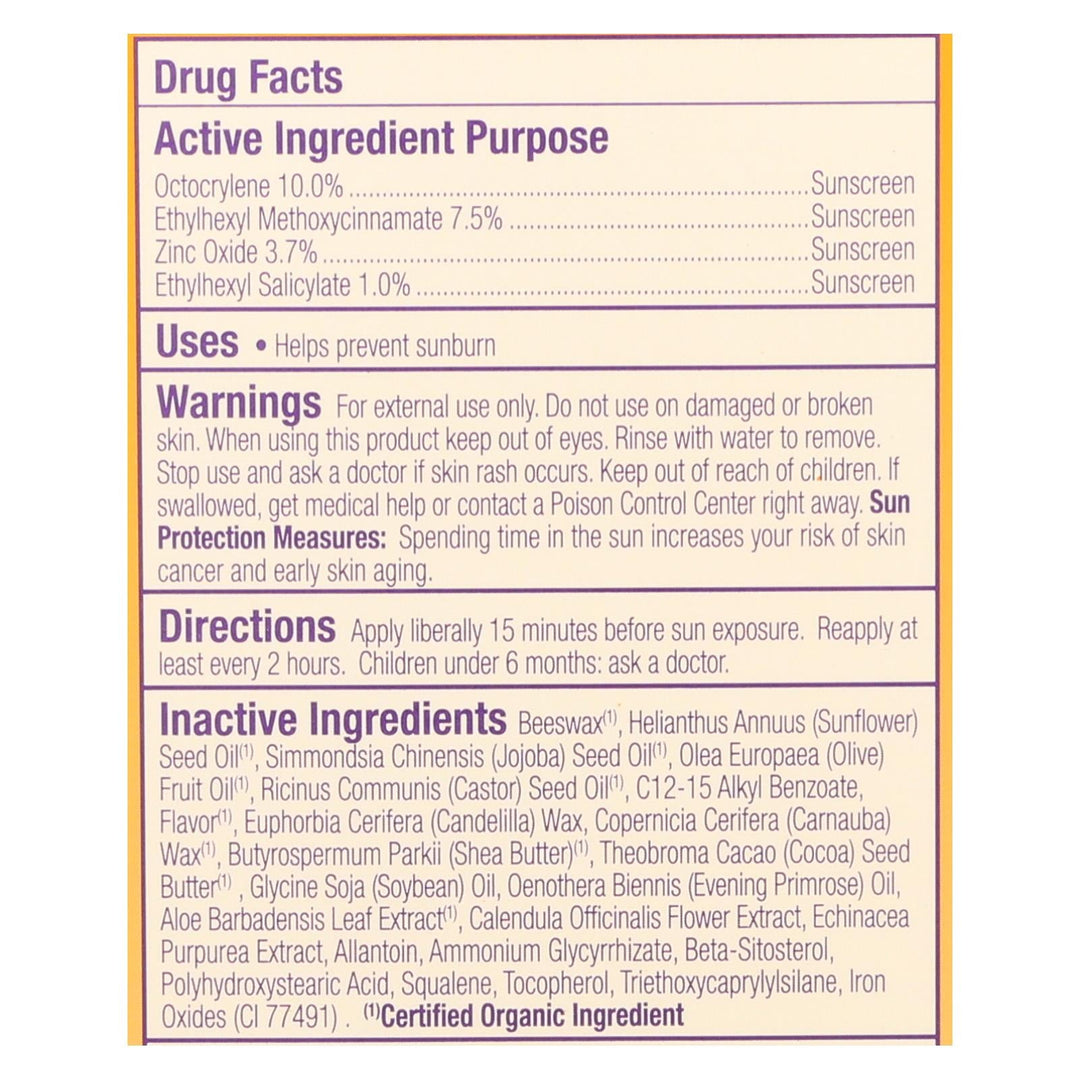 Alba Botanica - Very Emollient Sunblock Lipcare Spf 25 - 0.15 Oz - Case Of 24 - Maras Green