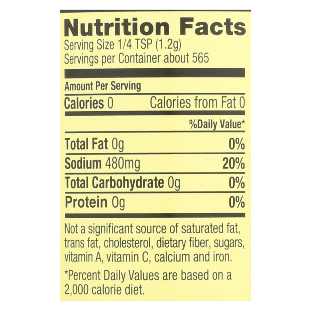 Alessi - Mediterranean Sea Salt - Fine - Case Of 6 - 24 Oz. - Maras Green