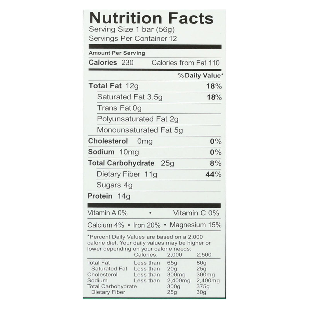Aloha - Plt Protein Bar Chocolate Mint - Case Of 12 - 1.98 Oz - Maras Green