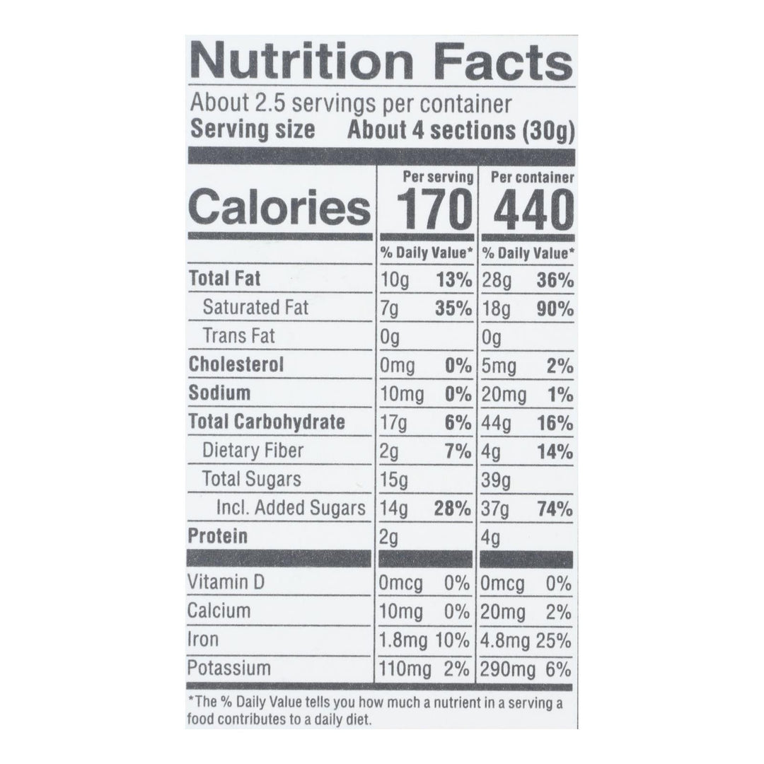 Alter Eco Americas Organic Chocolate Bar - Dark Coconut Toffee - 2.82 Oz Bars - Case Of 12 - Maras Green