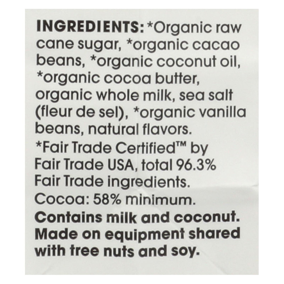 Alter Eco Americas Truffles - Sea Salt - Case Of 8 - 4.2 Oz. - Maras Green