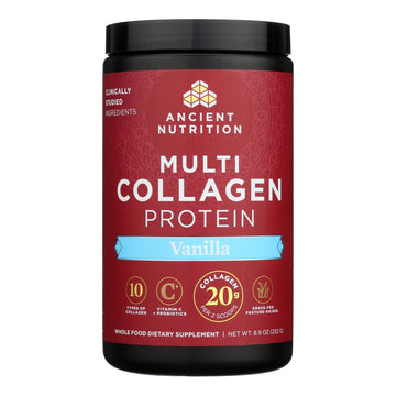 Ancient Nutrition - Mlti Collagen Protein Vanlla - 1 Each 1 - 8.9 Oz - Maras Green