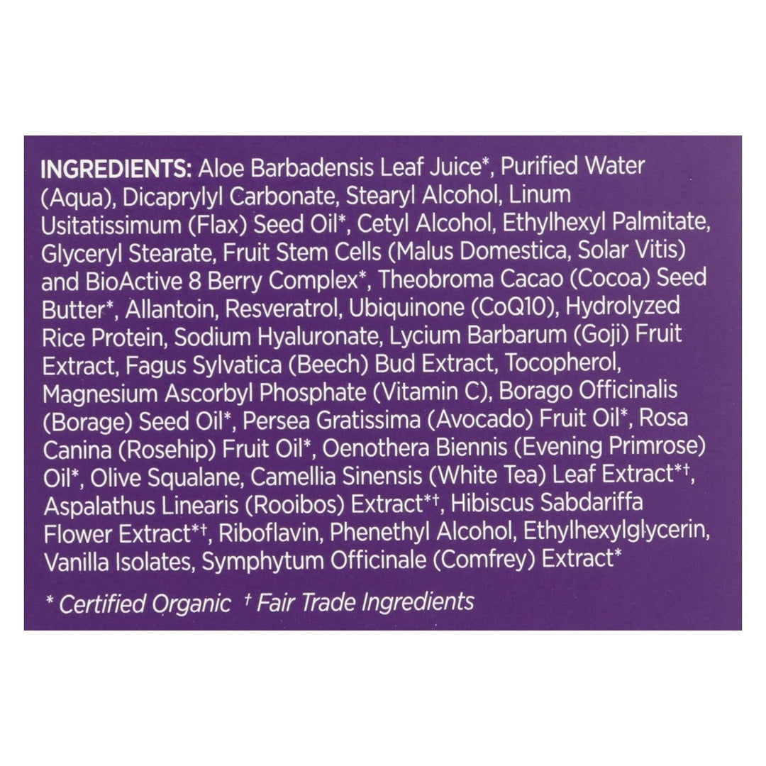Andalou Naturals Resveratrol Q10 Night Repair Cream - 1.7 Fl Oz - Maras Green