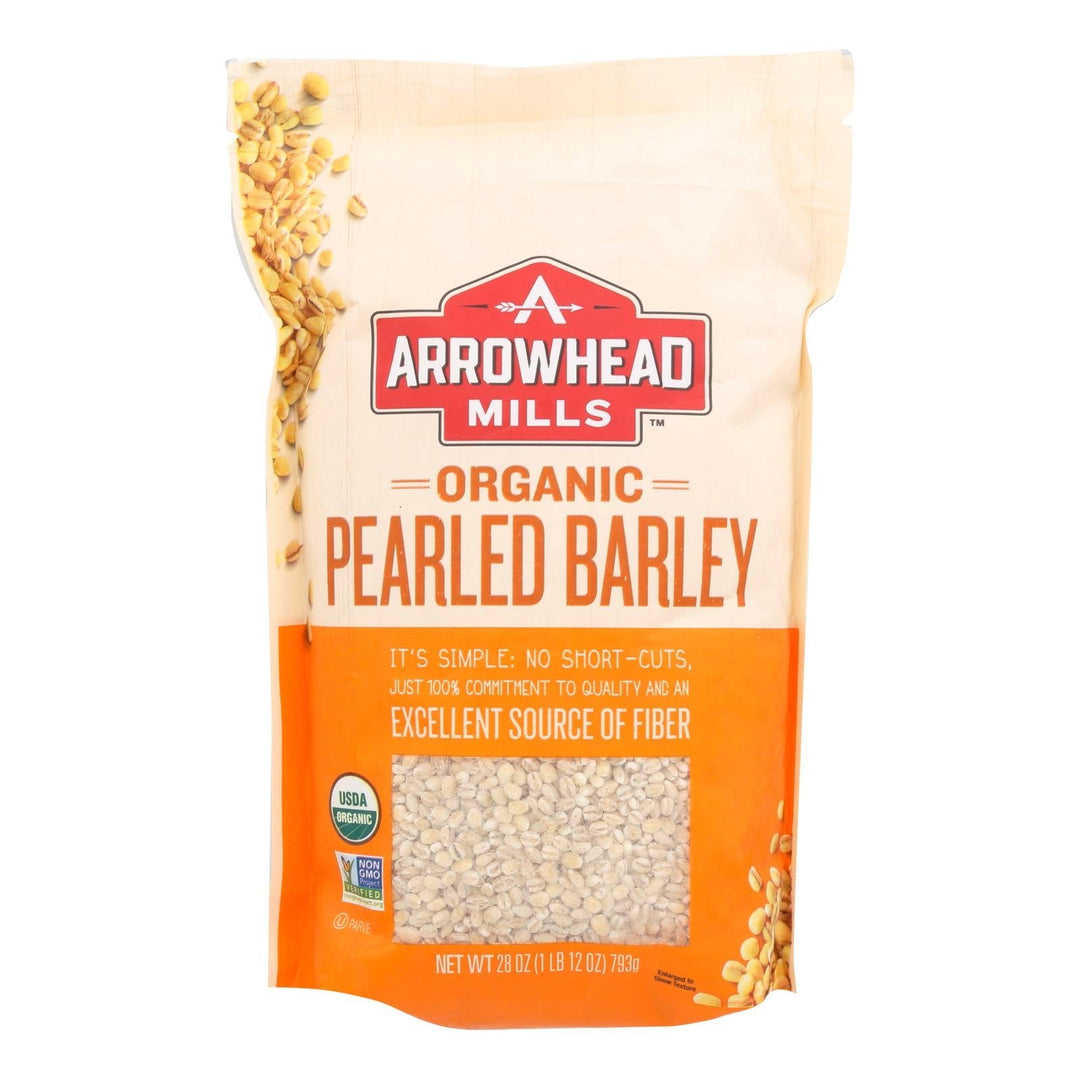 Arrowhead Mills - Organic Barley - Pearled - Case Of 6 - 28 Oz. - Maras Green
