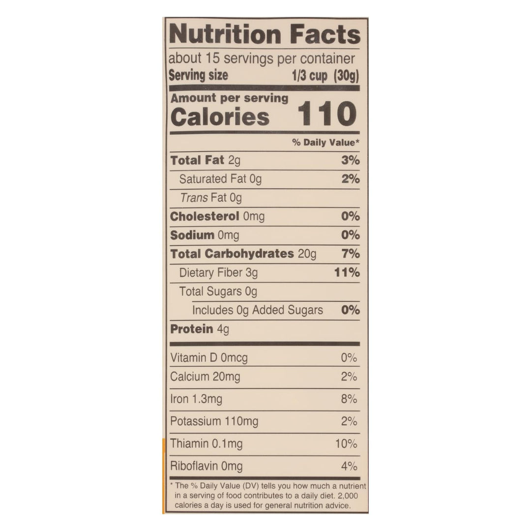 Arrowhead Mills - Organic Oat Flour - Case Of 6 - 16 Oz. - Maras Green