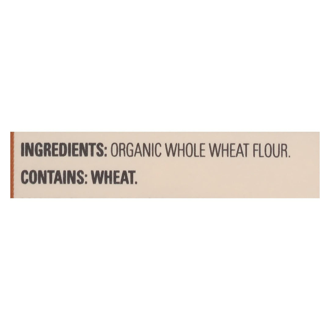Arrowhead Mills - Organic Whole Wheat Flour - Stone Ground - Case Of 6 - 22 Oz. - Maras Green