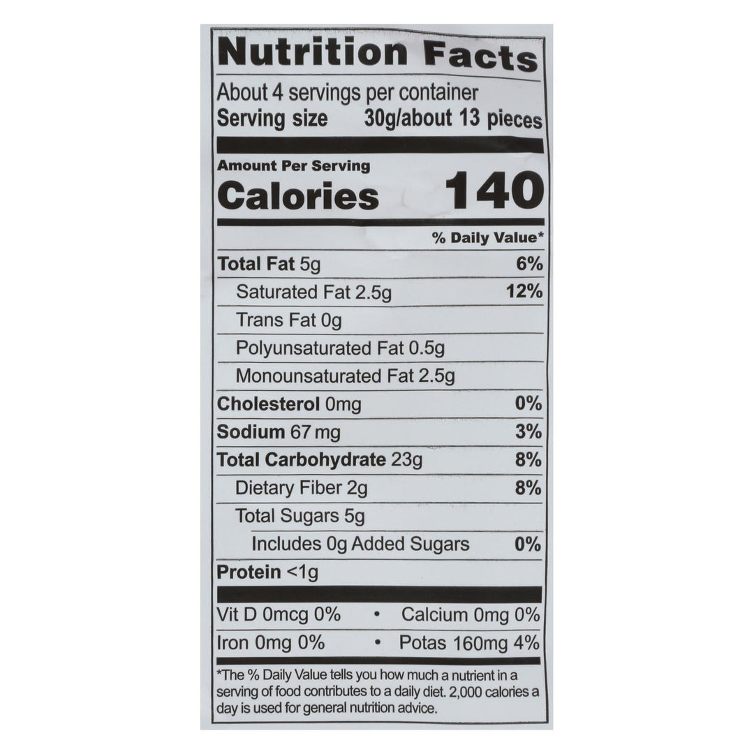 Artisan Tropic Cassava Strips - Sea Salt - Case Of 12 - 4.5 Oz. - Maras Green