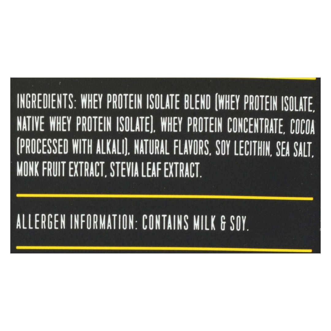 Ascent Native Fuel Chocolate Whey Protein Powder Blend Chocolate - Case Of 15 - 1.16 Oz - Maras Green