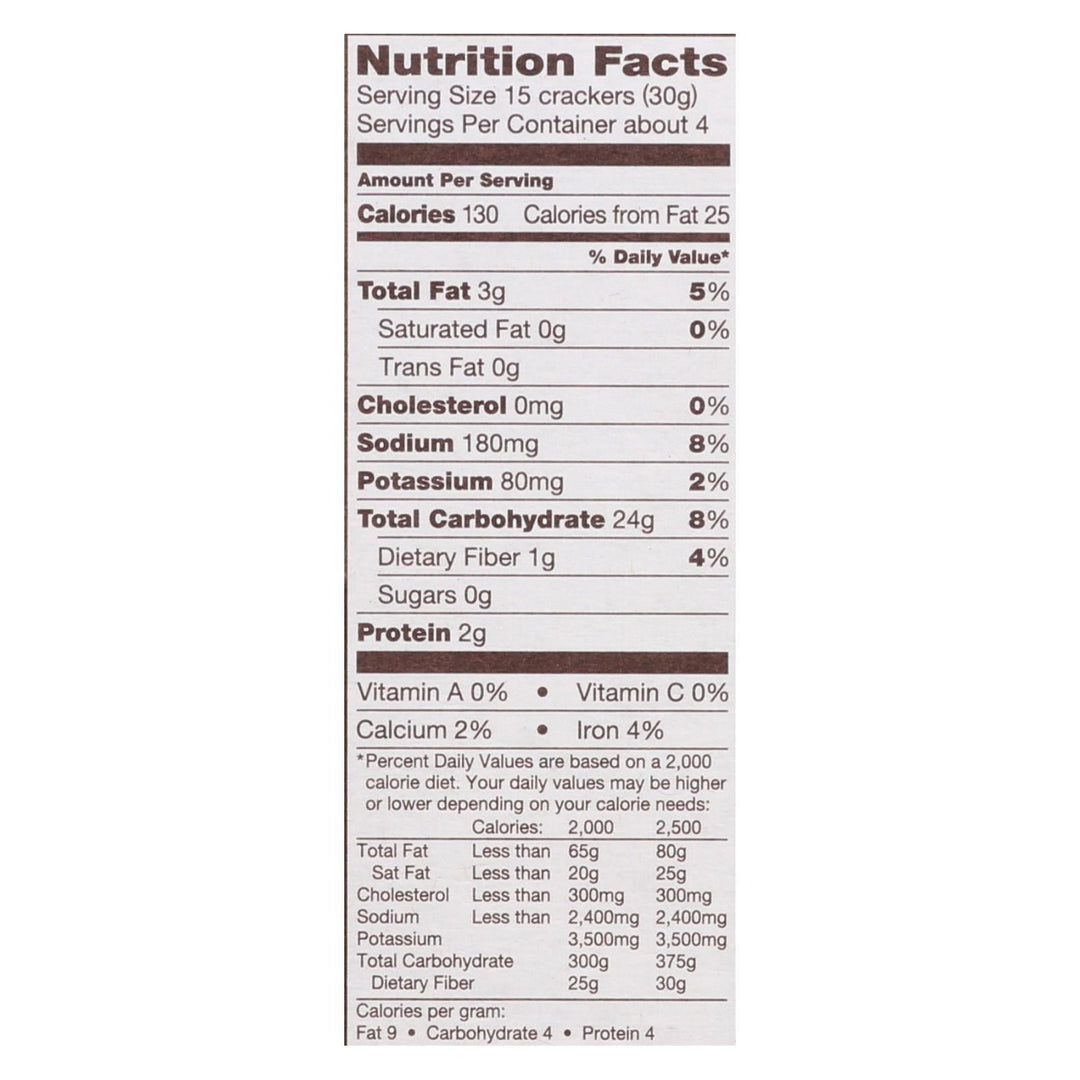 Back To Nature Multi Seed Rice Thin Crackers - Brown Rice Sesame Seeds Poppy Seeds And Flax Seed - Case Of 12 - 4 Oz. - Maras Green