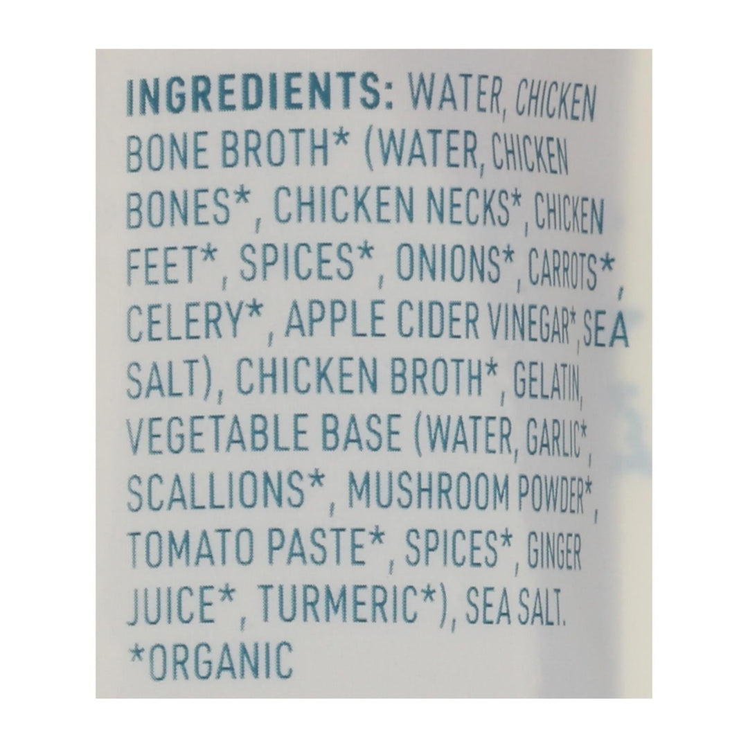 Bare Bones Broth - Bone Broth Organic 2 Chicken Classic - Case Of 8 - 16 Fluid Ounces - Maras Green