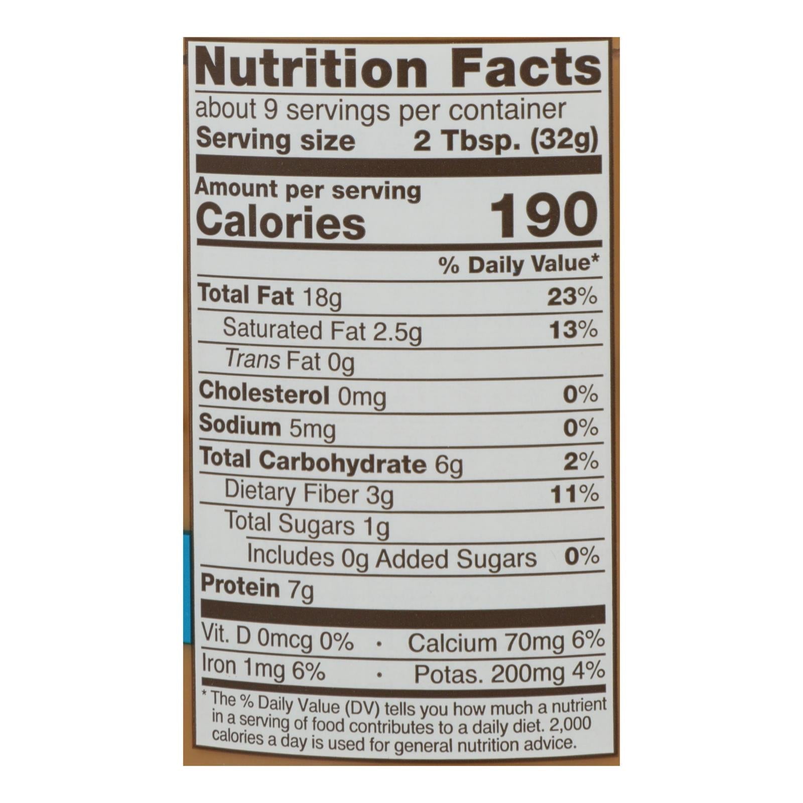 Barney Butter - Almond Butter - Bare Smooth - Case Of 6 - 10 Oz. - Maras Green