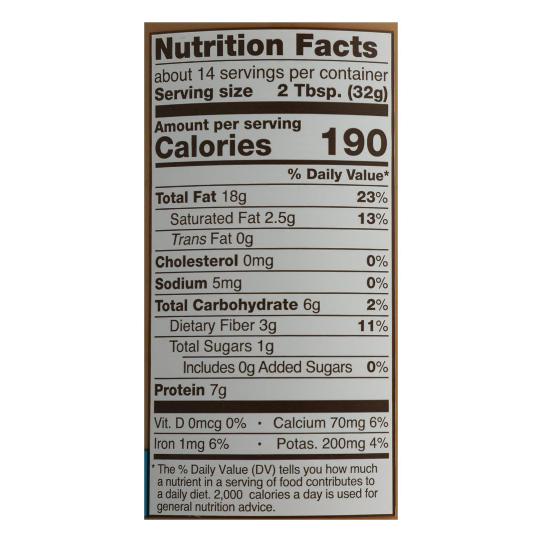 Barney Butter - Almond Butter - Bare Smooth - Case Of 6 - 16 Oz. - Maras Green