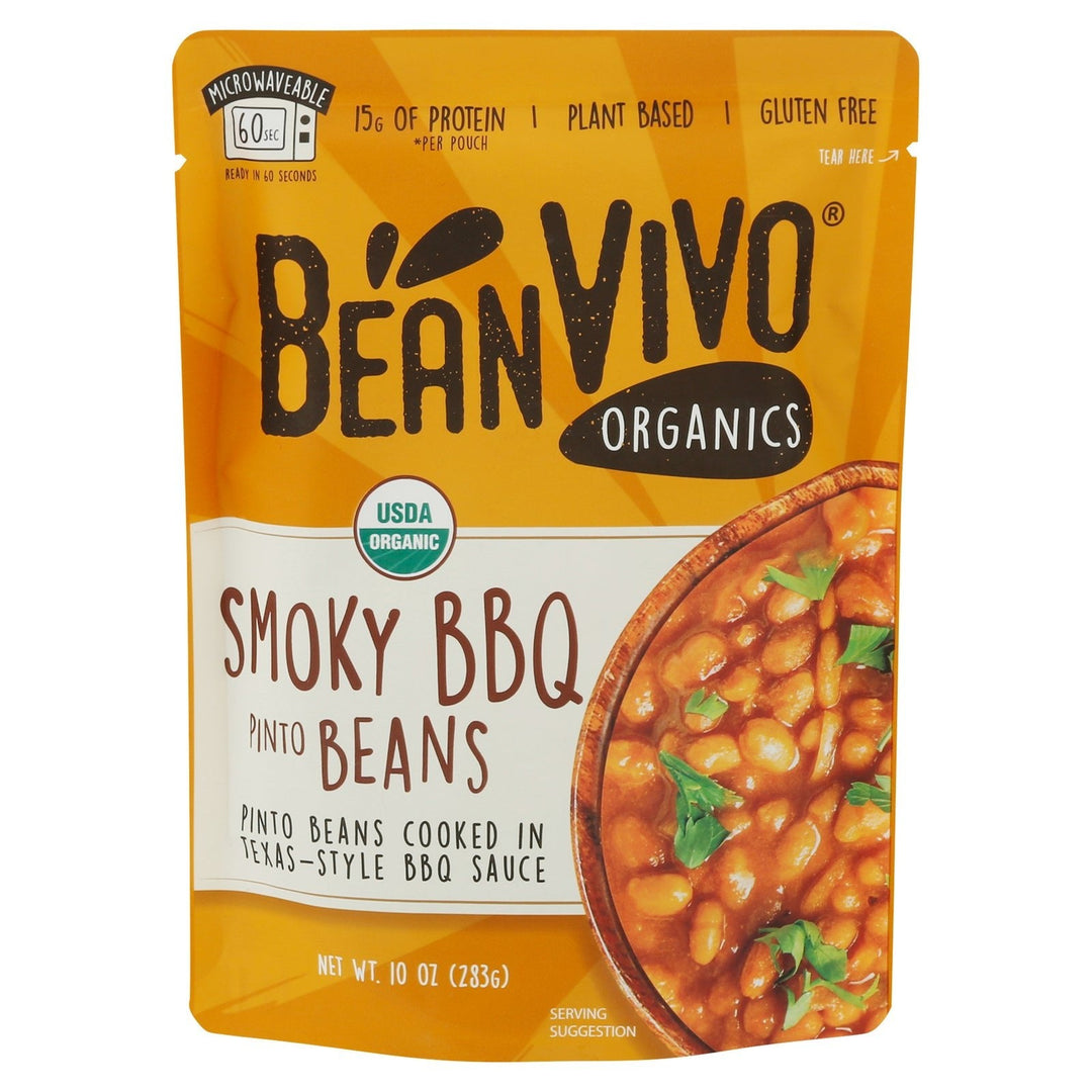 Bean Vivo - Pinto Beans Smky Bbq - Case Of 6 - 10 Oz - Maras Green