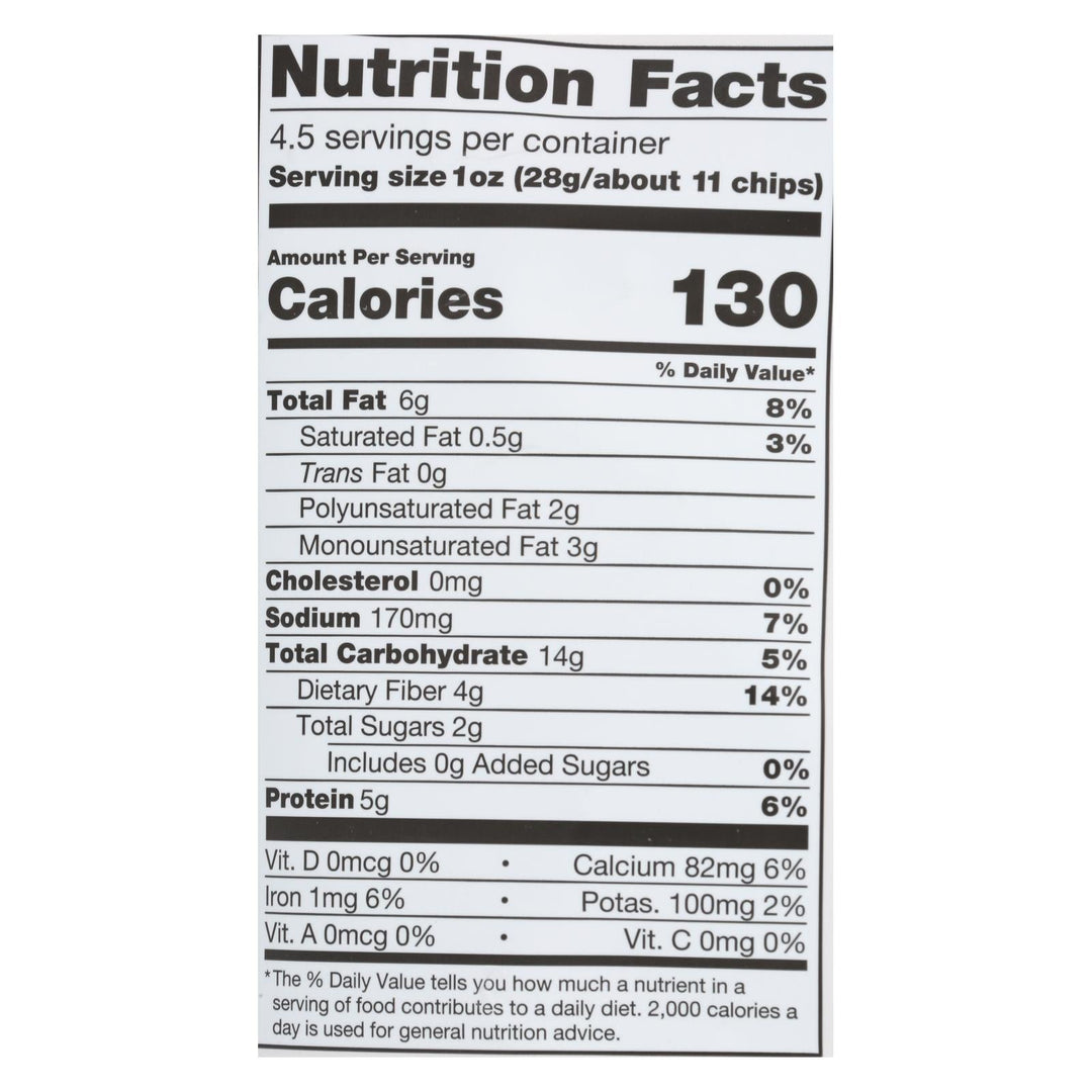 Beanitos - White Bean Chips - Nacho Nation - Case Of 6 - 4.5 Oz. - Maras Green