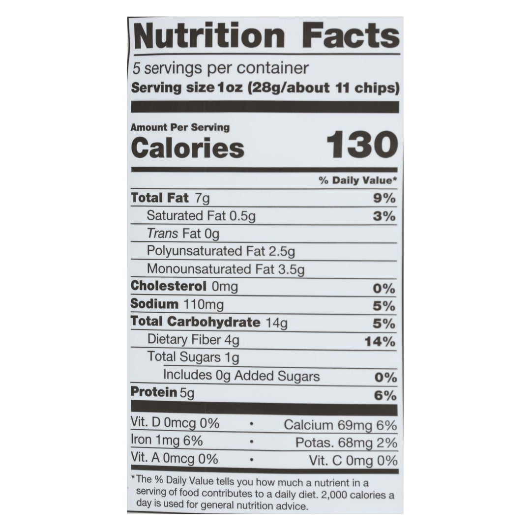 Beanitos - White Bean Chips - Restaurant Style - Case Of 6 - 5 Oz. - Maras Green