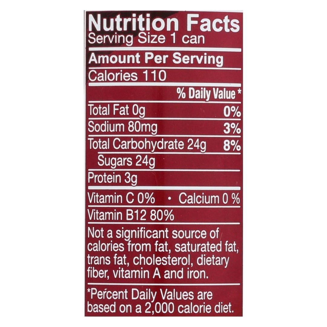 Beet Performer Beet Juice - B12 - Case Of 12 - 8.4 Fl Oz. - Maras Green