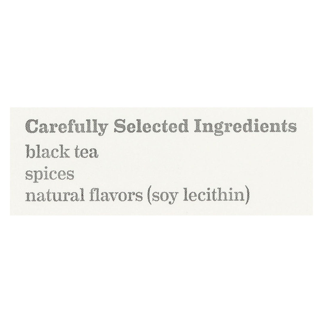 Bigelow Tea Black Tea - Spiced Chai - Case Of 6 - 20 Bag - Maras Green