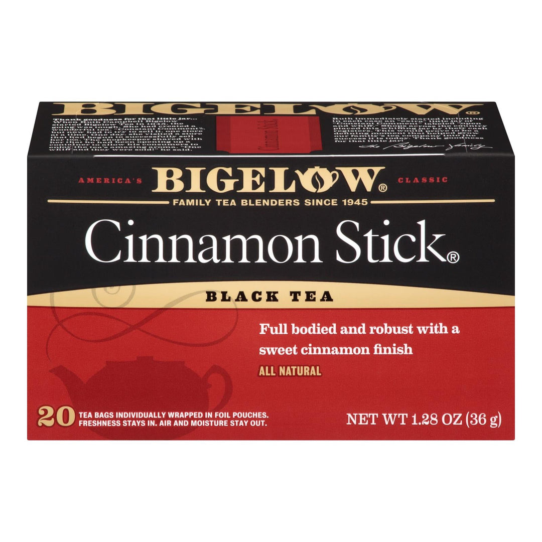 Bigelow Tea Cinnamon Stick Black Tea - Case Of 6 - 20 Bags - Maras Green