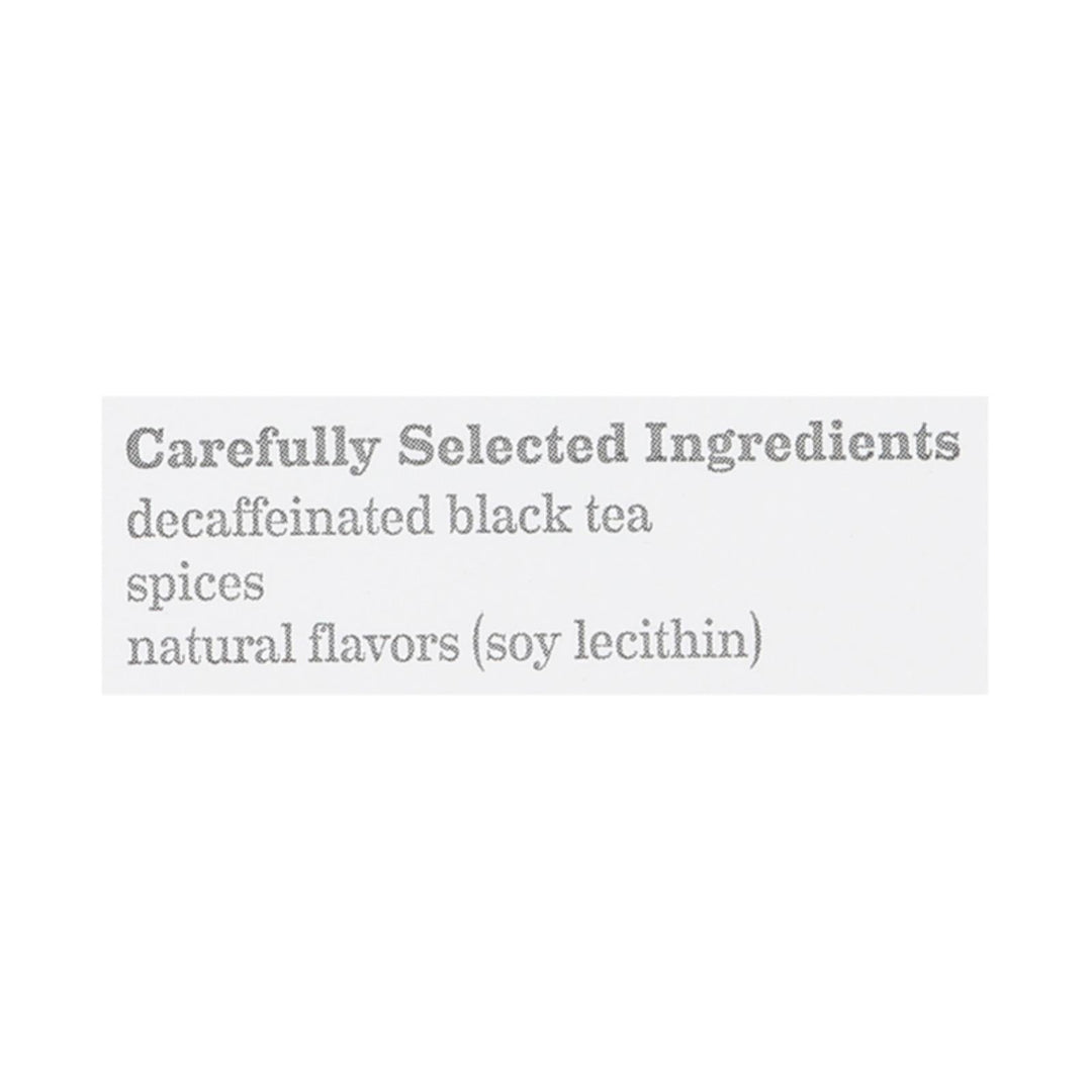 Bigelow Tea Tea - Decaf - Chai Spiced - Case Of 6 - 20 Bag - Maras Green