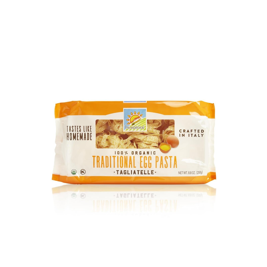 Bionaturae Egg Pasta - Durum Semolina - Case Of 12 - 8.8 Oz. - Maras Green
