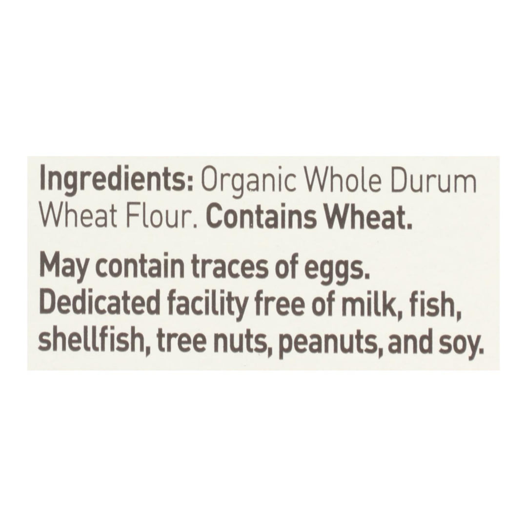 Bionaturae Pasta - Organic - 100 Percent Whole Wheat - Fusilli - 16 Oz - Case Of 12 - Maras Green