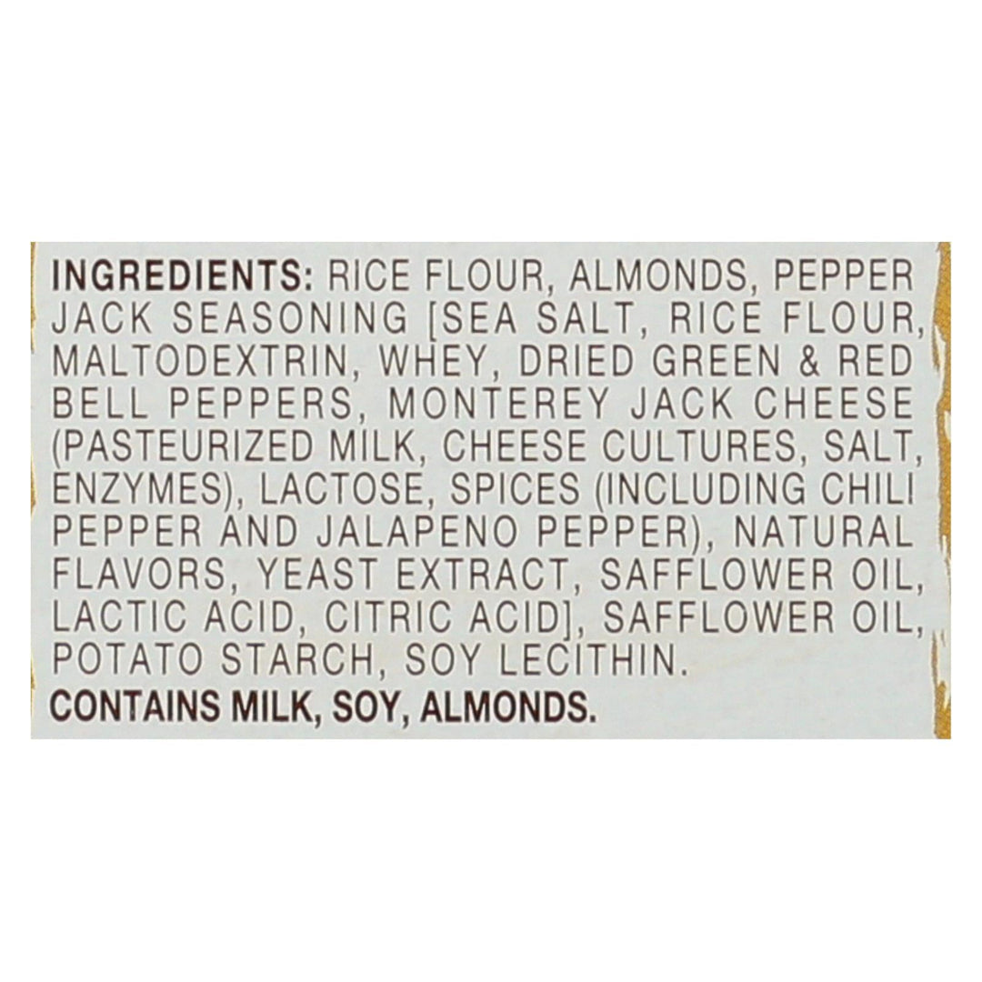 Blue Diamond - Nut Thin Crackers - Pepper Jack - Case Of 12 - 4.25 Oz. - Maras Green