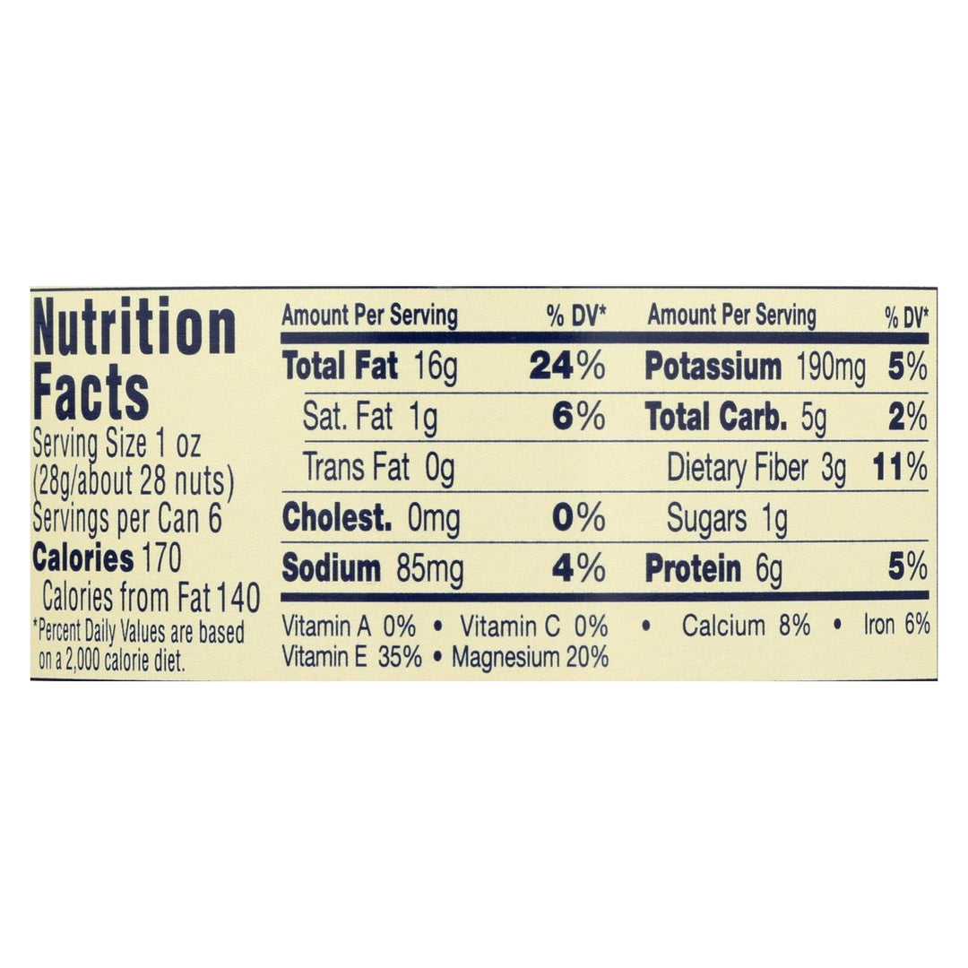 Blue Diamond Roasted Salted Almonds - Case Of 12 - 6 Oz - Maras Green