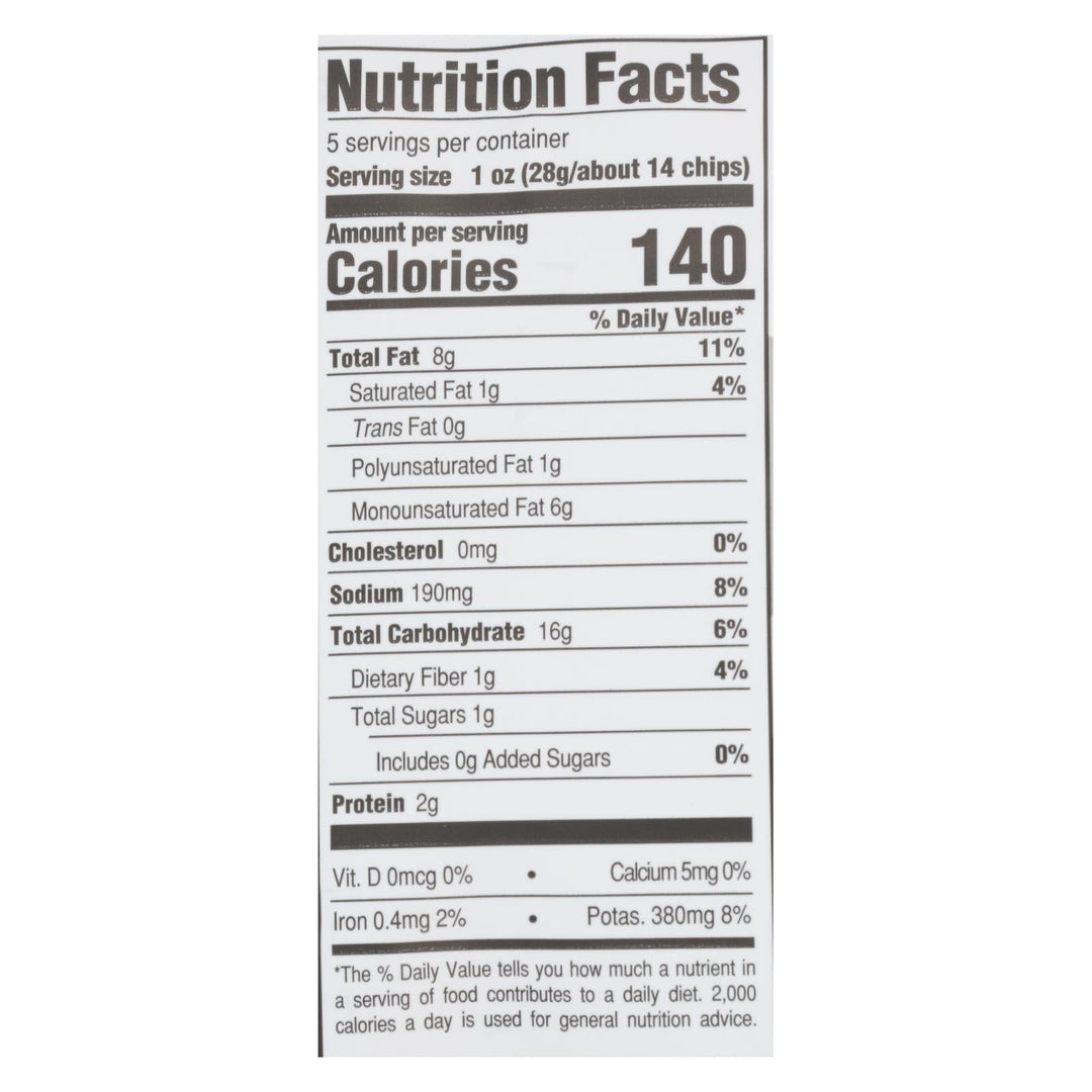 Boulder Canyon - Kettle Chips - Malt Vinegar And Sea Salt - Case Of 12 - 5 Oz. - Maras Green