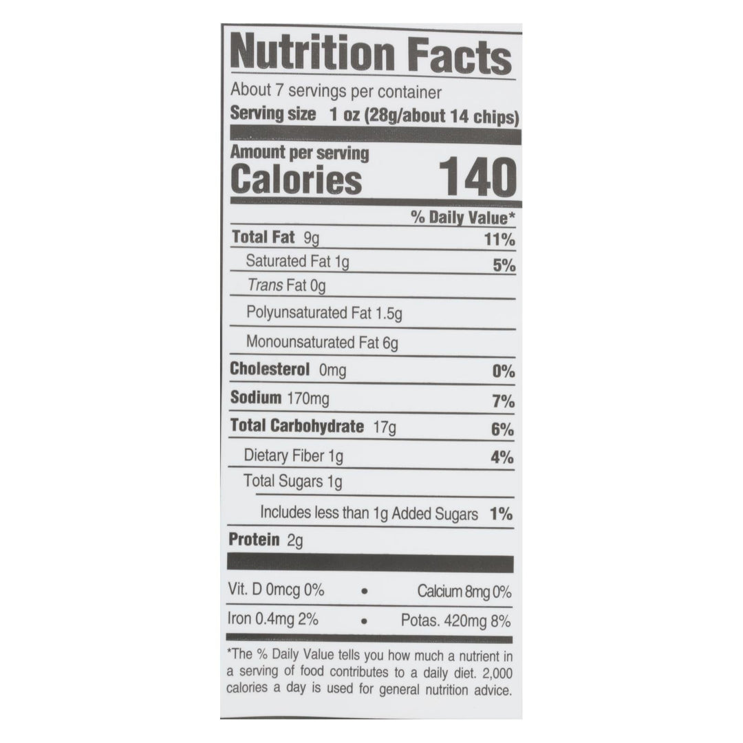 Boulder Canyon - Kettle Cooked Canyon Cut Potato Chips - sour Cream & Chives - Case Of 12 - 6.5 Oz - Maras Green