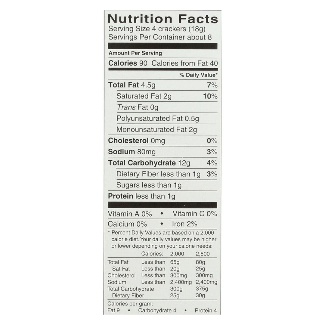 Breton/dare - Crackers - Original With Flax - Case Of 6 - 4.76 Oz. - Maras Green