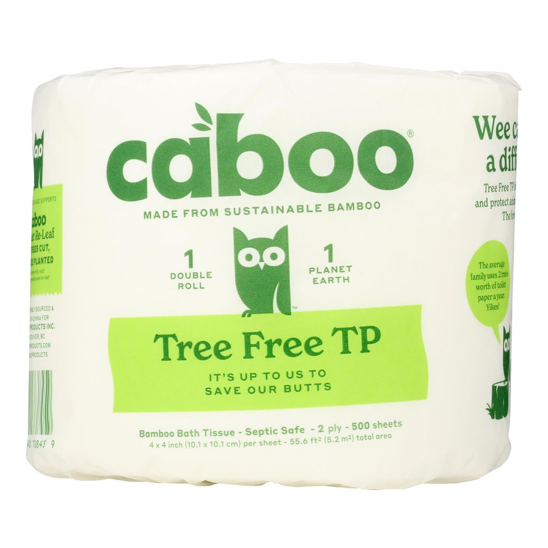 Caboo - Bath Tissue 500 Sheet - Case Of 24 - 1 Ct - Maras Green